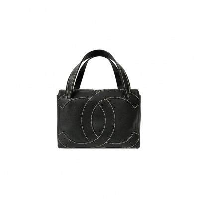 CHANEL CAVIAR CC WILD STITCH HANDBAG (34*26*9cm) CHANEL CAVIAR CC WILD STITCH HANDBAG (34*26*9cm)